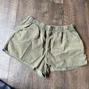 Green shorts